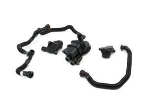 油气分离器套件。适用于保时捷 981 Boxster / 981C Cayman - 9A110704201, 0PB115099A, 9A110503800, 9A110503801, 9A110523800, 9A110503900, 9A110523902, 9A110751501, 9A110752020