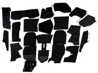 Complete interior carpet set for Porsche 911 85-89 Coupe RHD