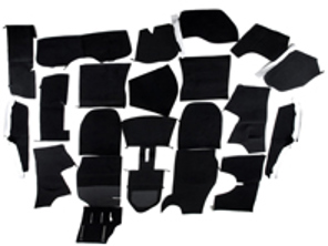 Moquette intérieure complète pour Porsche 911 85-89 Coupé RHD