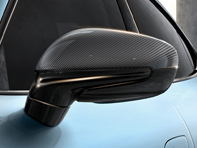 Garnitures supérieures de rétroviseurs extérieurs, Carbone. Porsche Taycan - 9J104480041, 9J104480043, 9J104480045