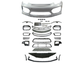 Front bumper GT4 Style kit. Porsche 981 Cayman / 981 Boxster - 98150531381, 98150519181, 98150531381