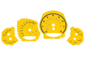 Cadran réglé, Manuel / MPH. Porsche 991.1 turbo / turbo S