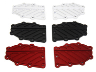 Chain housing lid cover set of 2 Aluminium. Porsche 964 / 993 - 96410510701, 96410510801