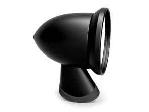 铝制子弹镜，缎黑色。保时捷 911 1965-1973 - 91173102010, 91173111600, 90173111101 - BulletDriveBlack_1973early, BulletPairBlack_1973early