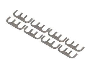 差速器壳体锁紧片套装（8片装）。适用于保时捷911/914/924车型。 - 90133228501