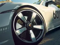 Llantas de aleación Sport Classic de 20/21 pulgadas en negro (brillante) y neumáticos de verano Original Porsche - 992044660AK