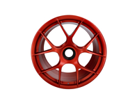 Llantas de aleación 911 GT3 RS Magnesium (en Pyrored) de 20"/21" sin neumáticos. Porsche original - 992044680CQ