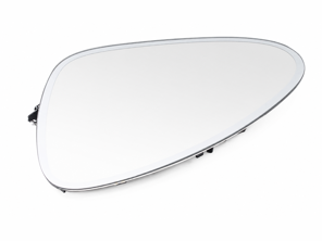 Door mirror glass (Flat), Dimmable, LEFT for LHD. Porsche 970 Panamera 2010-16 - 97073103500, 97073103506 - ZJ-7131-L