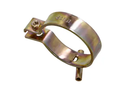 Morsetto per la parte superiore del tubo del riscaldatore e supporto per il cavo del riscaldatore. Porsche 911 1965-86 - 90121105121, 90121105221, 90121105122, 90121105222