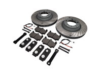 Bremsscheiben- und Beläge-Upgrade auf 350 mm für 996TT / C4S-Vorderachse