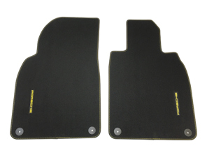 Schwarze Fußmatten – 2er-Set mit Kontrastnähten. Porsche 981/718 Boxster & Cayman / 991 Carrera & Turbo – Rechtslenker (RHD) - 98155161305, 98155161305SMD, 98155161307SMD, 98155161309SMD, 98155161305SME, 98155161307SME, 98155161309SME, 98155161307, 98155161307TCE, 98155161309TCE, 98155161307TCF, 98155161309TCF, 98155161307TCG, 98155161309TCG, 98155161309, 98155161309QUS, 98155161309RCU
