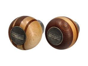 Mahogany and maple wood gearshift knob. Porsche 356 - 69542419100