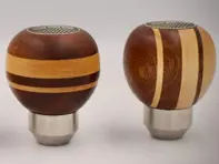 Schaltknauf aus Mahagoni- und Ahornholz. Porsche 356 - 69542419100