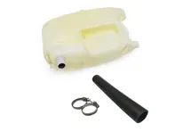 Water reservoir & Hose with Clips. Porsche 928 1978-86 - 92852807501, PCG18128650