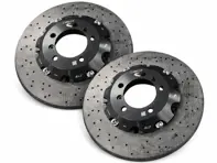 DesignTek Carbon Ceramic Front Brake Discs, 410x36mm. Porsche 918 4.6 Plug-In Hybrid - 91835140701, 91835140801 - CRK34027