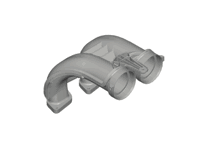 Intake air distributor. Porsche 982C Cayman 2.5L / 982 Boxster 2.5L - 0PC129712B, 0PC129711D, 0PC129712A, 0PC129711C