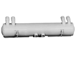 Silenciador de escape / caja trasera del silenciador. Porsche 356 B/C / 912 - 92.301, 92301, 1620600400, 61611101605 - 92.301, 1620600400