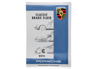 Plaque métallique – Liquide de frein Porsche Classic - PCG04430501