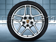 Jantes en alliage 19' Carrera S II et pneus d'hiver d'origine Porsche pour 997.2 C2 / C2S - 99704460052