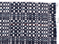 Porsche Classic Fabric JUBILEE BLUE - WHITE *SAMPLE - P9111294