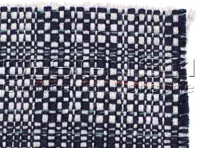 Porsche Classic Stof JUBILEE BLAUW - WIT *SAMPLE - P9111294