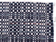 Porsche Classic Fabric JUBILEE BLUE - WHITE *SAMPLE - P9111294