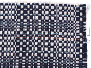 Porsche Classic Fabric JUBILEE BLUE - WHITE *SAMPLE - P9111294