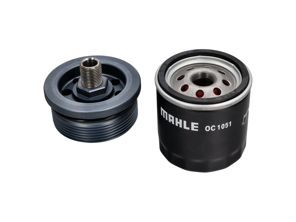 Spin off oil filter adapter with Mahle oil filter for MY97-08 engines - 99610702053, 99610722553, 99610722560, 99610702054, 99610702055, 3609402062