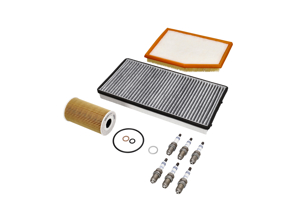 Kit de servicio de motor: filtros de aire, combustible y aceite, bujías y más - para Porsche 986 Boxster 2.7L y Boxster S 3.2L 2000-2004 - 99610722560, 99610731351, 0PB115499A, 99611013103, 99611013104, 90012310630, 99657221901, 99657221902, 99657121903, 99757121900, 99757121901, 99757121902, 99917020791