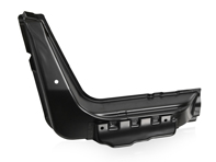 Plaque de gousset sur seuil. Porsche 993 Turbo / Look Turbo - 99350217801GRV, 99350217701GRV