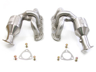 DesignTek Uitlaatspruitstuk / spruitstuk met bypass voor katalysator voor Porsche 987.2 Boxster / 987.2 Cayman - 3606109875, 98711310133, 987113101AX, 98711310233, 987113102AX