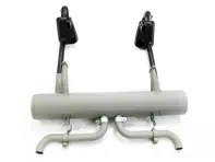 Uitlaat met warmtewisselaars en uitlaatpijpset. Porsche 356B - 64421100300, 1623102970, 64421100400, 61611100660, 1620701510, 61611101005