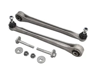 Achterste draagarmen met kogelgewricht, excentrische bouten en ringen voor Porsche Boxster 987 / Cayman / 996 / 997 - 99733104504, 99633104506, 99633104508, 99633104510, 99633104512, 997.331.045.04, 996.331.045.06, 996.331.045.08, 996.331.045.10, 996.331.045.12, 99733104505