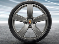 22' Cayenne Sport Classic Alloy Wheels & Summer Tyres Original Porsche - 9Y0044640Q