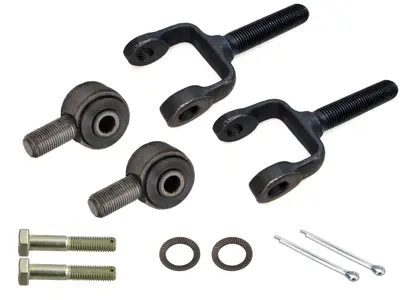 Set di boccole e forcella del giunto del tirante. Porsche 911 1965-89 / 914 - 91434705700, 91434705701, 91434705702, 9013473150, 90134731503, 90134731504
