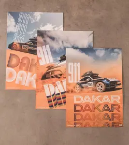 Poster Set - 911 Dakar