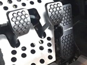 Pédaliers en aluminium usiné Porsche 964 993