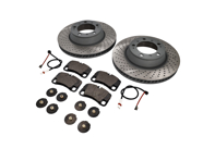 后刹车片和刹车盘套件 保时捷 997 3.6L C4 - 99735294904, 99761275402, 99635208600, 99635208602, 99635240502, 99635240602