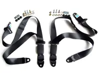 Static 3-Point Rear Lap & Diagonal Belts (Set of 2). Porsche 356 / 912 / 911 upto 83 - 47785779570B
