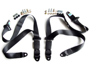 Static 3-Point Rear Lap & Diagonal Belts (Set of 2). Porsche 356 / 912 / 911 upto 83 - 47785779570B