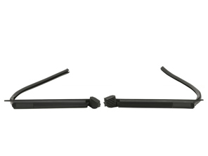 Front 1/4 window seal set. Porsche 914 1970-76 - 91454232510, 91454232610 - URO-010769, URO-010770, 1686001670, 1686001680, 914RUBBER