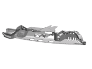 Montageframe voorbumper grille. Porsche 991.2 Turbo 2017 >> - 99150570100OK1, 99150570200OK1