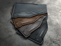 Tapis de sol en caoutchouc. Porsche 992 (911) LHD - Volant à gauche - 992044800, 9920448001E0, 992044800OS1, 992044800OH7, 992044800OU6
