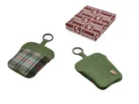 Estuche para llaves Porsche Classic '50 Years 911 Turbo', verde - PCG930120B