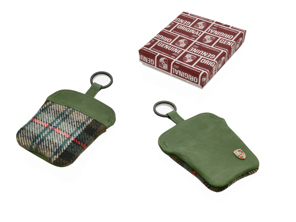 Pochette à clés Porsche Classic « 50 ans 911 Turbo », verte - PCG930120B