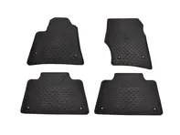 Rubber Floor Mat Set (4-Piece) - New Old Stock - for Porsche 955 / 957 Cayenne Left-Hand Drive (LHD) - 95504480061