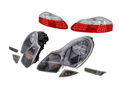 Kit de actualización de luces III. Porsche Boxster 986 *RHD Coches - 00004490999, 98663113121, 98663113221, 99663104502, 99663104602, 99663104403, 99663104303