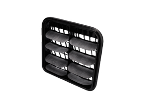 Rear 1/4 wing vent grille. Porsche 9YA Cayenne - PAB819181B, PAB819181A, PAB819181