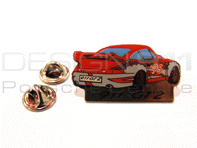 Pin Badge 'Porsche 911 GT2' Red