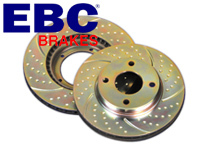 EBC Turbo Groove Remschijven Achter. Porsche 911 / 912 GD142 - GD142
